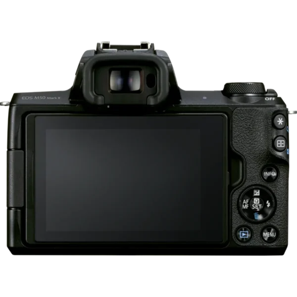 Canon EOS M50 Mark II + M15-45 S+M55-200 EU26 MILC 24.1 MP CMOS 6000 x 4000 pixels Black