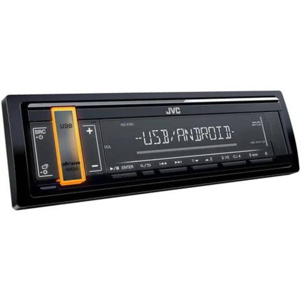 JVC KD-X161 car media receiver Black 200 W