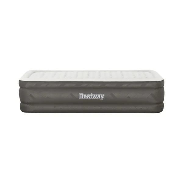 Bestway Fortech Air Mattress Twin with Built-in AC Pump and Antimicrobial Coating 1.91 m x 97 cm x 46 cm