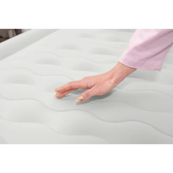 Bestway Fortech Air Mattress Twin with Built-in AC Pump and Antimicrobial Coating 1.91 m x 97 cm x 46 cm