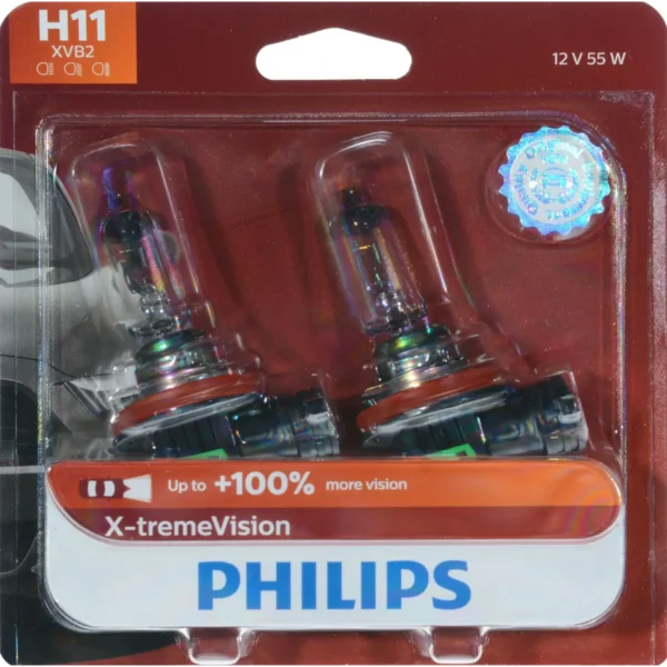Philips X-tremeVision 12362XVB2 car light bulb H11 55 W Halogen