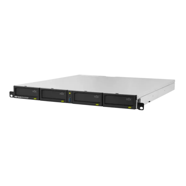 Overland-Tandberg O-T RDX QuikStation 4 RM, 4-Bay, 4x 1Gb Ethernet, removable disk array, 1U rackmount