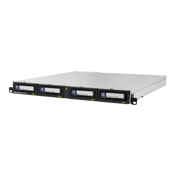 Overland-Tandberg O-T RDX QuikStation 4 RM, 4-Bay, 4x 1Gb Ethernet, removable disk array, 1U rackmount
