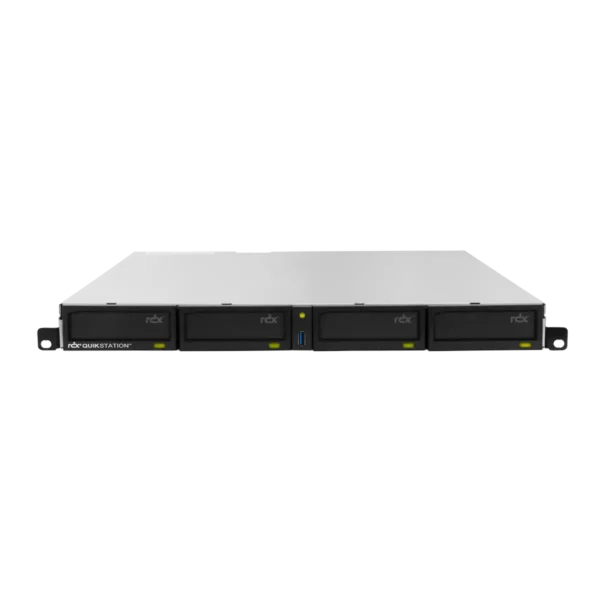 Overland-Tandberg O-T RDX QuikStation 4 RM, 4-Bay, 4x 1Gb Ethernet, removable disk array, 1U rackmount