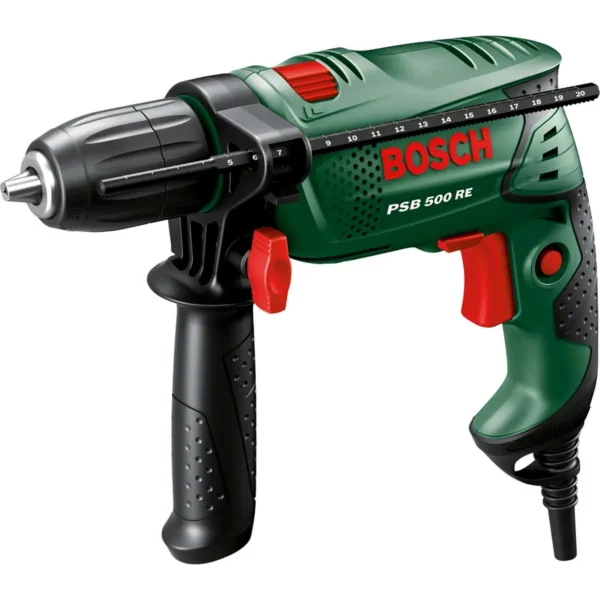Bosch PSB 500 RE 3000 RPM Keyless 1.6 kg Black, Green, Red
