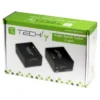 Techly Switch Audio Toslink 2 ports with IR Remote Control IDATA TOS-SW2