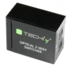 Techly Switch Audio Toslink 2 ports with IR Remote Control IDATA TOS-SW2