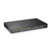 Zyxel GS1900-48HPv2 Managed L2 Gigabit Ethernet (10/100/1000) Power over Ethernet (PoE) Black