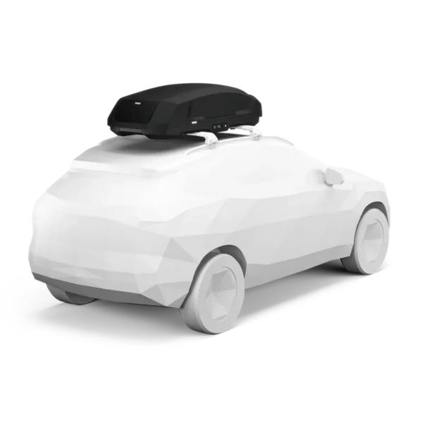 Thule Force 3 M Hard car roof top Black