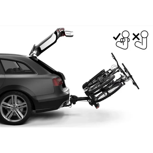 Thule EasyFold XT F Bicycle carrier Aluminium
