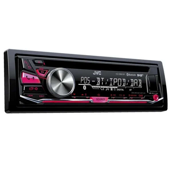 JVC KD-DB97BT-ANT car media receiver Black 22 W Bluetooth