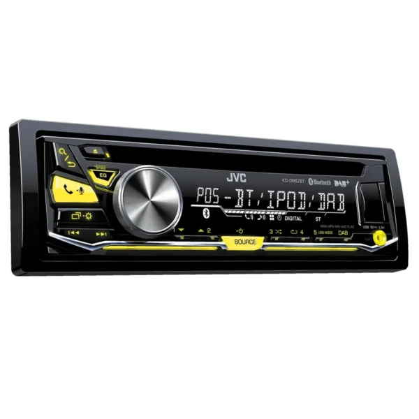 JVC KD-DB97BT-ANT car media receiver Black 22 W Bluetooth