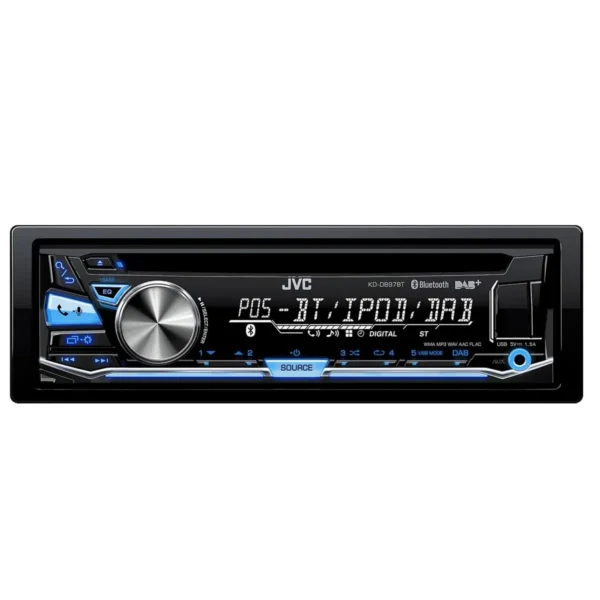 JVC KD-DB97BT-ANT car media receiver Black 22 W Bluetooth