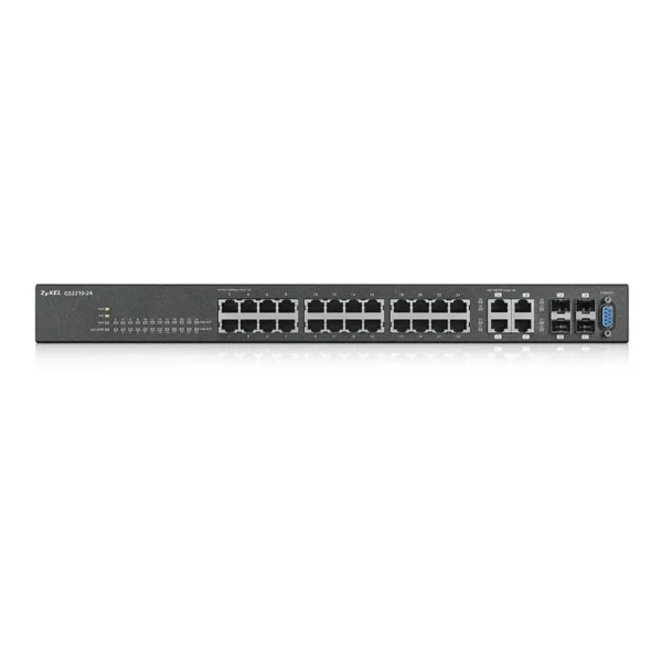 Zyxel GS2210-24 Managed L2 Fast Ethernet (10/100) Black