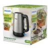 Philips Daily Collection HD9350/92 Metal Kettle-Spring Lid, Light indicator