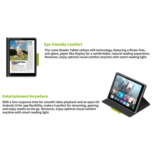 Hannspree Lumo 7.8 Reader Tablet e-book reader Touchscreen Wi-Fi Black