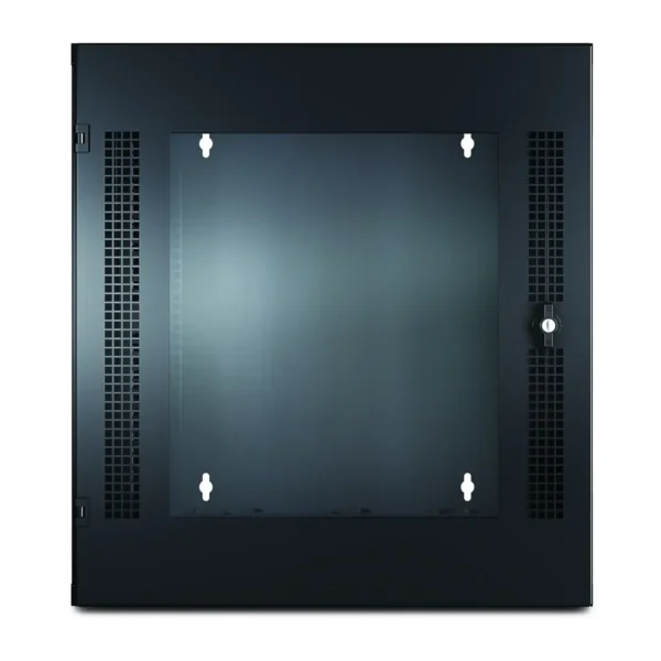 APC NetShelter 13U Wallmount Rack Cabinet Glass Door Double Hinged Server Depth