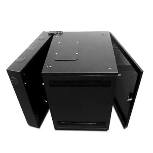 APC NetShelter 13U Wallmount Rack Cabinet Glass Door Double Hinged Server Depth