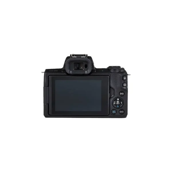 Canon EOS M50 + EF-M 15-45mm f/3.5-6.3 IS STM + EF-M 55-200mm f/4.5-6.3 IS STM SLR Camera Kit 24.1 MP CMOS 6000 x 4000 pixels Black