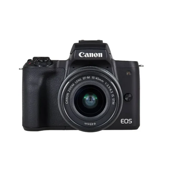 Canon EOS M50 + EF-M 15-45mm f/3.5-6.3 IS STM + EF-M 55-200mm f/4.5-6.3 IS STM SLR Camera Kit 24.1 MP CMOS 6000 x 4000 pixels Black
