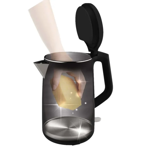 Tefal KO3718 electric kettle 1.5 L 2400 W Black, Stainless steel