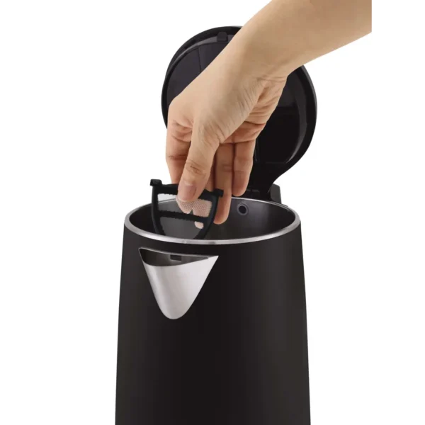 Tefal KO3718 electric kettle 1.5 L 2400 W Black, Stainless steel