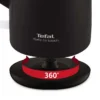 Tefal KO3718 electric kettle 1.5 L 2400 W Black, Stainless steel