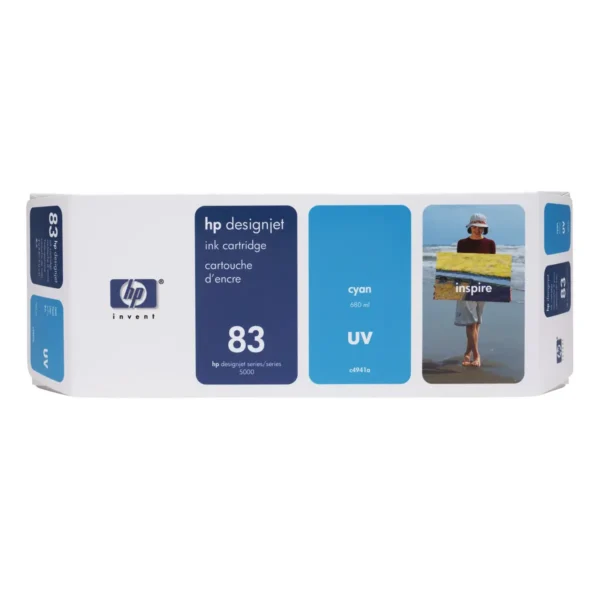 HP Cartouche d’encre cyan UV 83 (680 ml) print head Inkjet printing