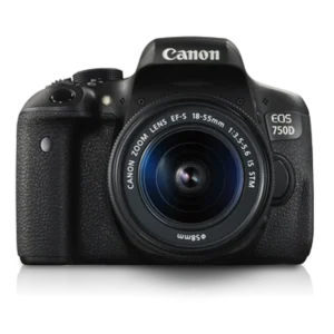 Canon EOS 750D + EF-S18-55mm IS STM SLR Camera Kit 24.2 MP CMOS 6000 x 4000 pixels Black
