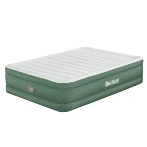 Bestway ToughLite TPU Queen Air Mattress Queen with Built-in AC Pump 2.03 m x 1.52 m x 46 cm