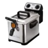 Tefal Filtra Pro Inox & Design 4L FR4052 Single Stand-alone 3000 W Black, Stainless steel