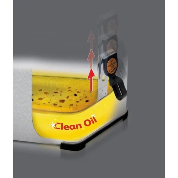 Tefal Filtra Pro Inox & Design 4L FR4052 Single Stand-alone 3000 W Black, Stainless steel