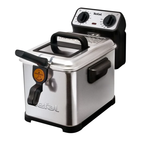 Tefal Filtra Pro Inox & Design 4L FR4052 Single Stand-alone 3000 W Black, Stainless steel