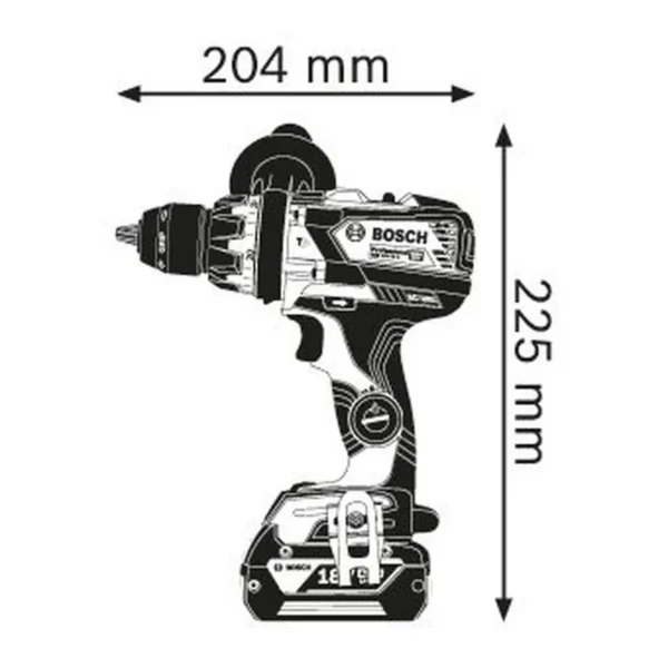 Bosch GSB 18V-85 C 2100 RPM Keyless Black, Blue, Red