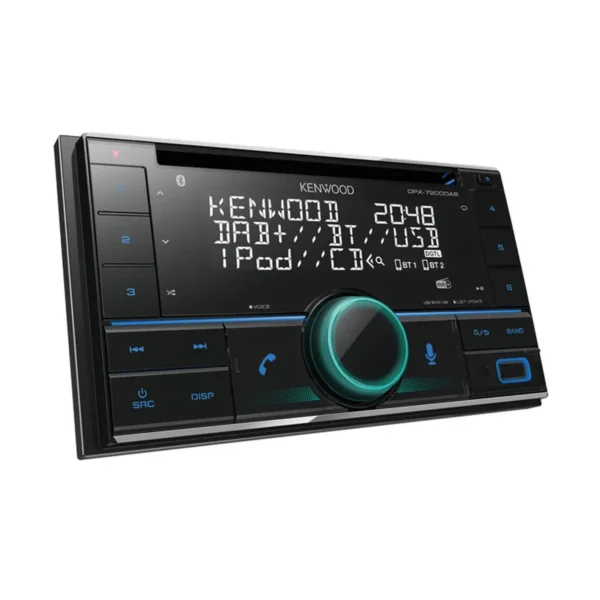 Kenwood DPX-7200DAB car media receiver Black 50 W Bluetooth