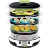 Tefal VS4003 steam cooker 3 basket(s) Freestanding 1800 W Black, Green, Metallic, Transparent