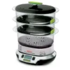 Tefal VS4003 steam cooker 3 basket(s) Freestanding 1800 W Black, Green, Metallic, Transparent