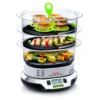 Tefal VS4003 steam cooker 3 basket(s) Freestanding 1800 W Black, Green, Metallic, Transparent