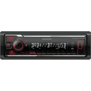 Kenwood KMM-BT407DAB car media receiver Black 50 W Bluetooth