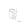 Siemens KI41RAF30G fridge Built-in 215 L White