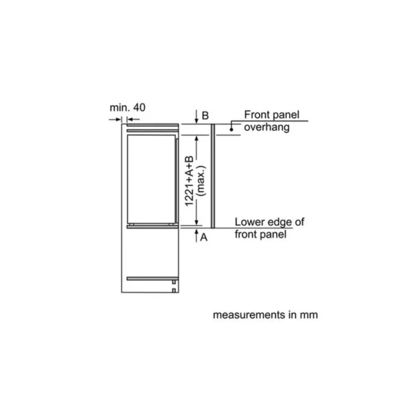 Siemens KI41RAF30G fridge Built-in 215 L White