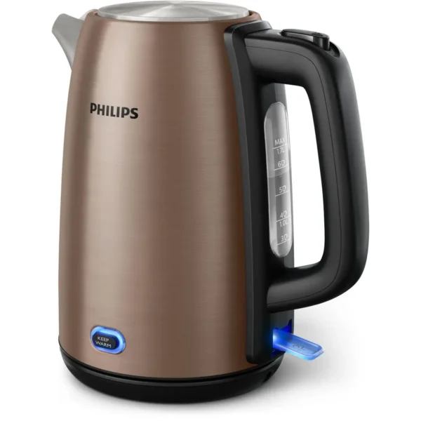Philips Viva Collection HD9355/92 electric kettle 1.7 L 1900 W Black, Copper
