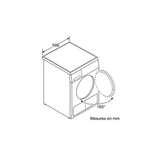 Siemens WT44B500FF tumble dryer Freestanding Front-load 8 kg White