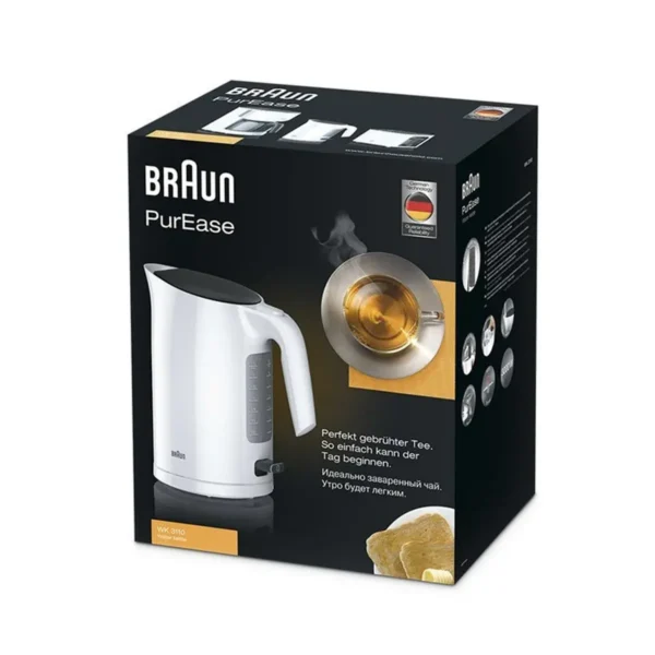 Braun WK 3110 WH electric kettle 1.7 L 3000 W White