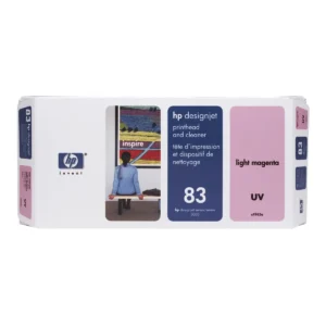HP 83 Light Magenta DesignJet UV Printhead and Printhead Cleaner