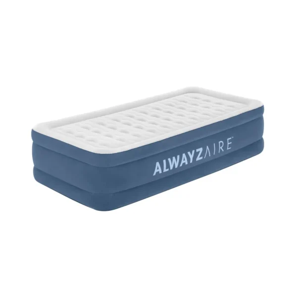 Bestway AlwayzAire Air Mattress Twin with Built-in Dual Pump and Antimicrobial Coating 1.91 m x 97 cm x 46 cm