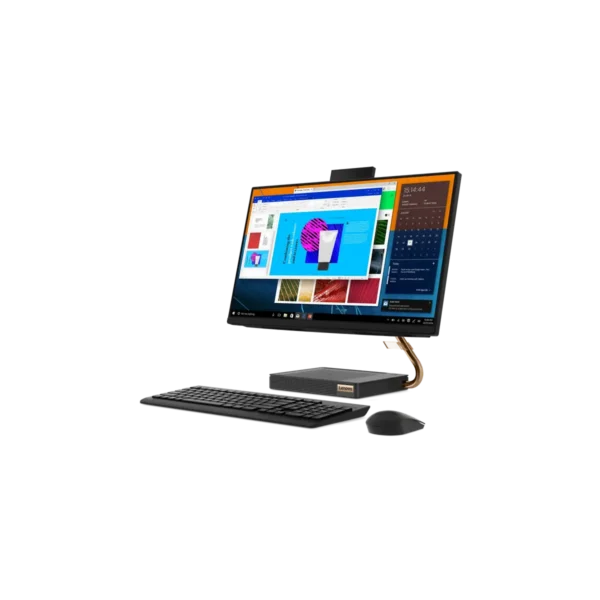 Lenovo IdeaCentre 5 Intel® Core™ i7 i7-10700T 60.5 cm (23.8″) 1920 x 1080 pixels All-in-One PC 16 GB DDR4-SDRAM 512 GB SSD Wi-Fi 6 (802.11ax) Black