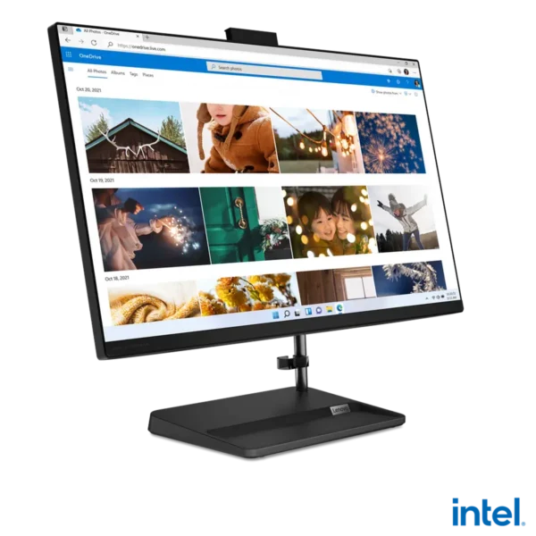 Lenovo IdeaCentre 3 Intel® Core™ i5 i5-12450H 68.6 cm (27″) 1920 x 1080 pixels All-in-One PC 8 GB DDR4-SDRAM 512 GB SSD Wi-Fi 6 (802.11ax) Black