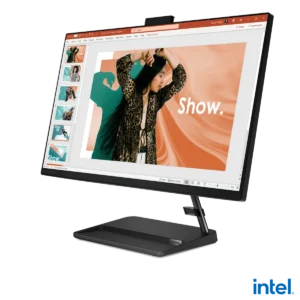 Lenovo IdeaCentre 3 Intel® Core™ i5 i5-12450H 68.6 cm (27″) 1920 x 1080 pixels All-in-One PC 8 GB DDR4-SDRAM 512 GB SSD Wi-Fi 6 (802.11ax) Black