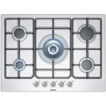 Siemens EC715QB80E hob Stainless steel Built-in Gas 5 zone(s)